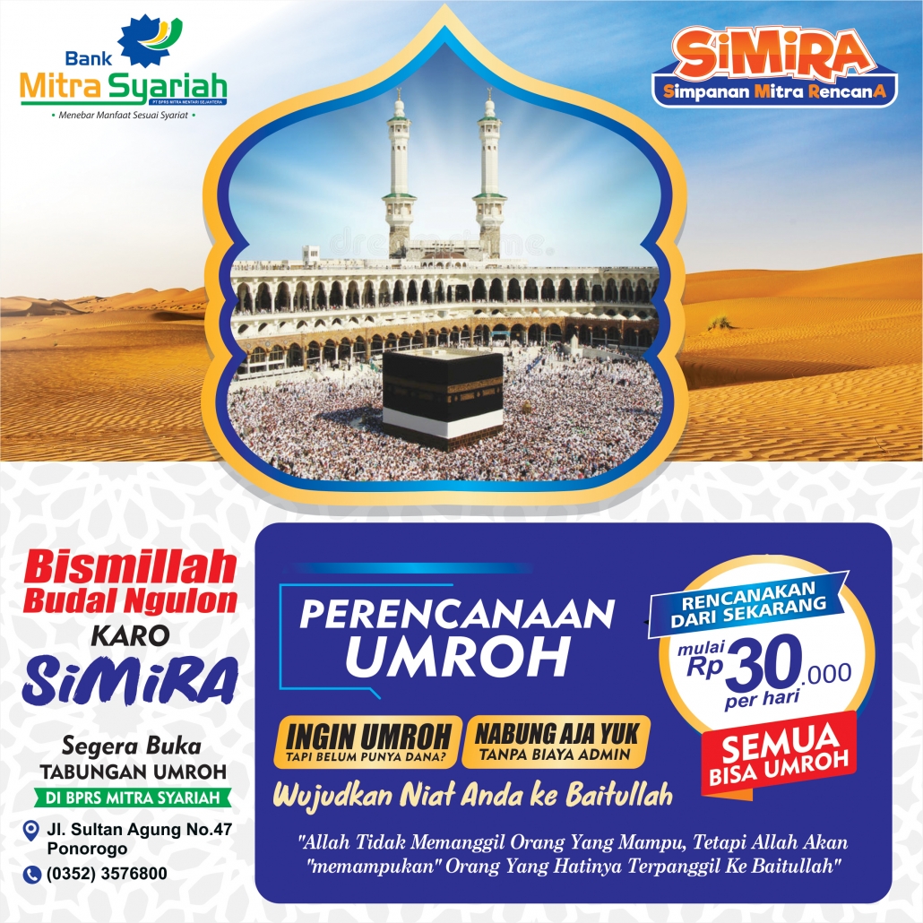 Tabungan Program Haji & Umroh SIMIRA ( Simpanan Mitra RencanA ) - Bank